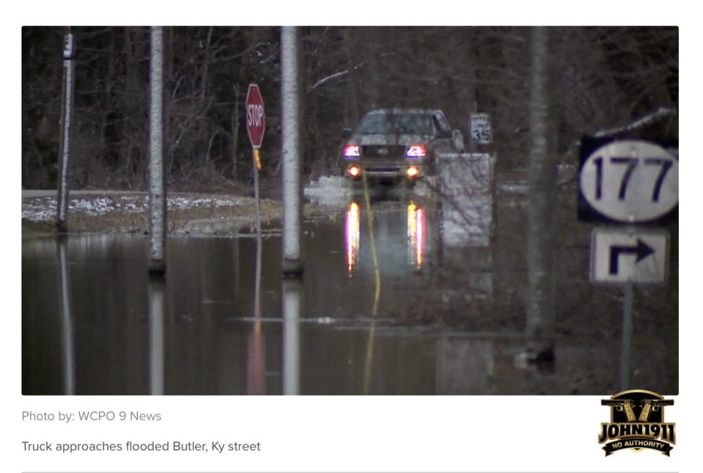 Crazy weather at the John1911 Gun Range.