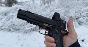 Crazy weather at the John1911 Gun Range.