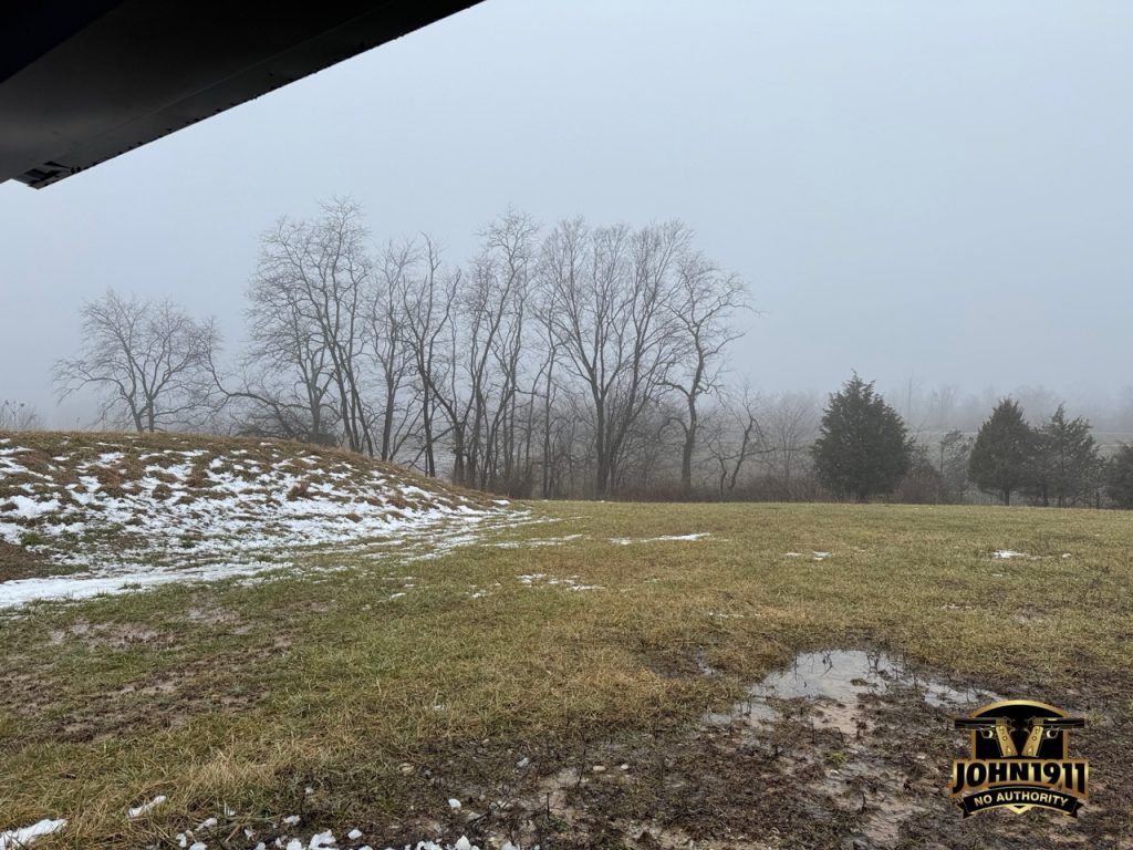Crazy weather at the John1911 Gun Range.