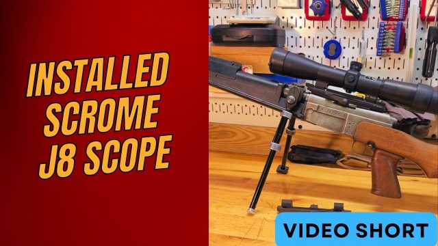 Install Scrome J8 scope. FRF2 Sniper Rifle.
