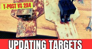 Updating Steel Targets to accept T-posts.