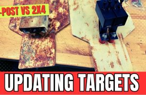Updating Steel Targets to accept T-posts.