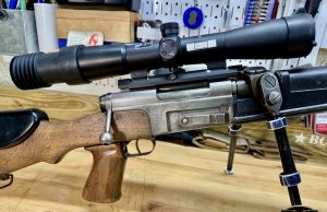 New production SCROME J8 scope and mount installed.