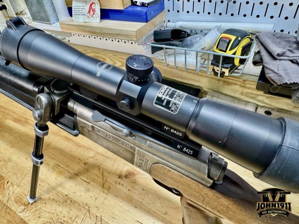 New production SCROME J8 scope and mount installed.