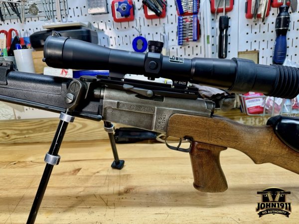 New production SCROME J8 scope and mount installed.