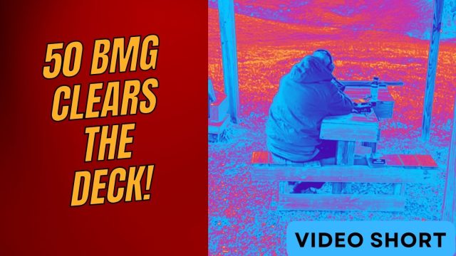 Armalite 50BMG Clears The Deck.