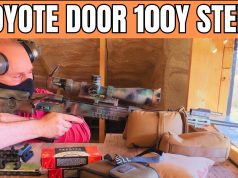 Coyote Door - 100 Yard Zero Steel Test