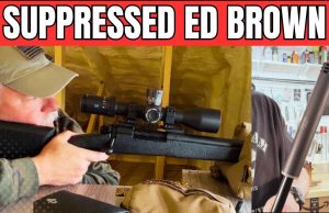 Suppressed Ed Brown A3 Tactical Rifle - 300WM