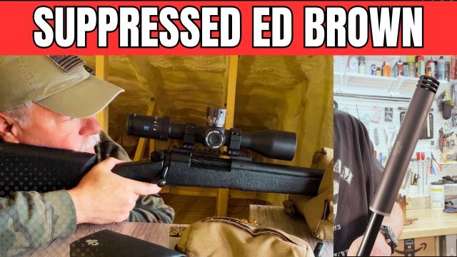 Suppressed Ed Brown A3 Tactical Rifle - 300WM