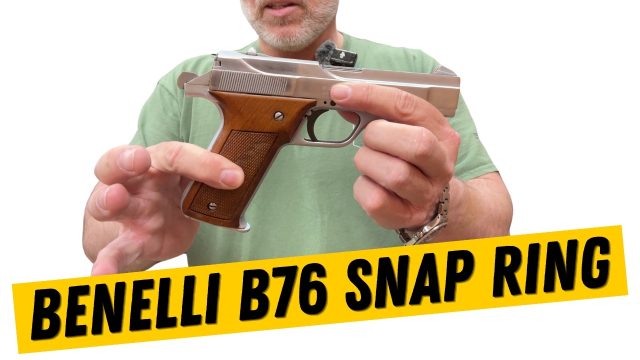 Benelli B76 Snap Ring Recoil Spring Change.