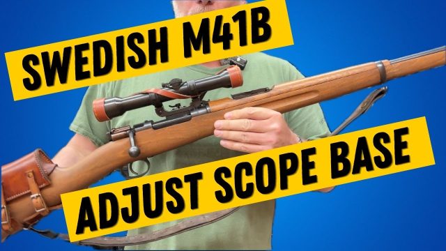Project - Swedish M41 Sniper Scope Base Needs Adjustment