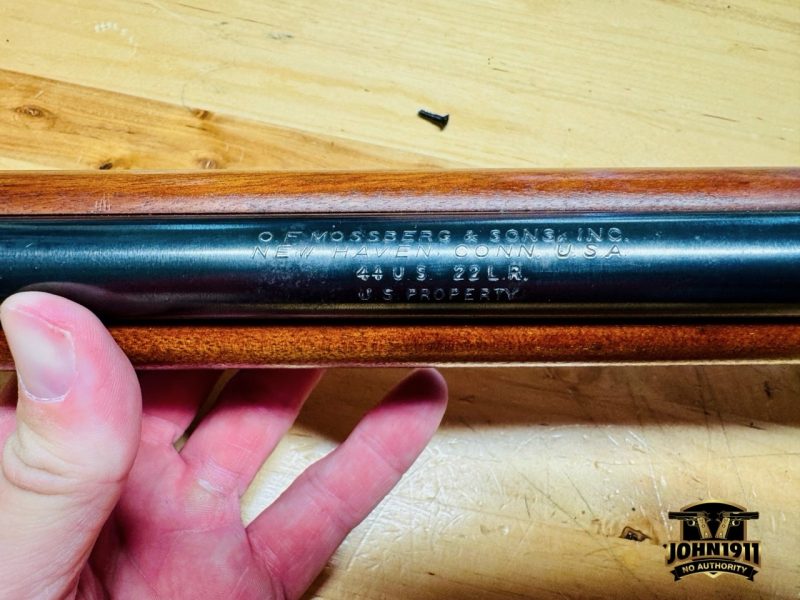 Mossberg 44 US Trigger Guard Repair.