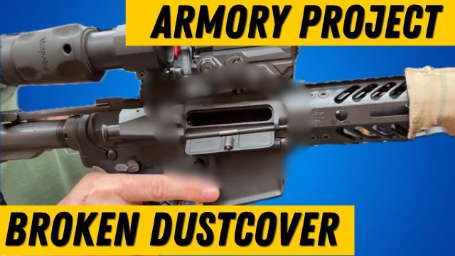 Broken AR-15 Dustcover