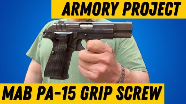 Thumb - MAB PA-15 Grip Screw Needed French MAB PA-15 Pistol