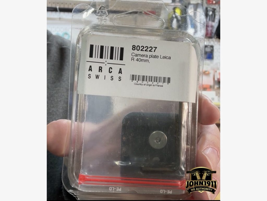 ARCA Swiss LEICA Plate Used on Zeiss Dialyt Scope