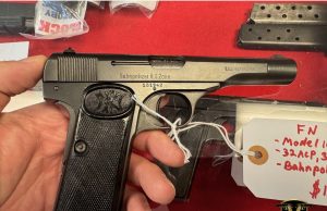 Bahnpolizei US Zone Pistol. FN 1922