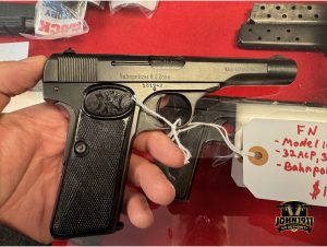 Bahnpolizei US Zone Pistol. FN 1922