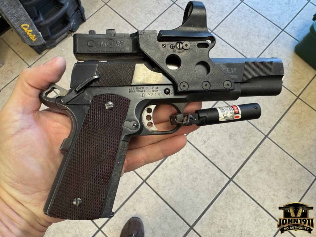 Les Baer Target Pistol with C-More Sight.
