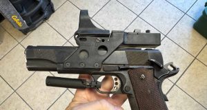 Les Baer Target Pistol with C-More Sight.