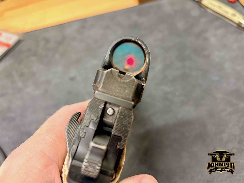 Shim the Trijicon SRO Battery