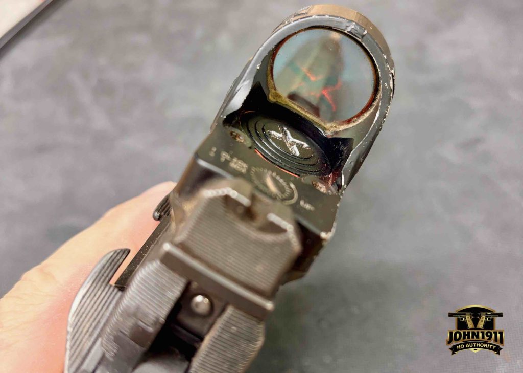 Shim the Trijicon SRO Battery