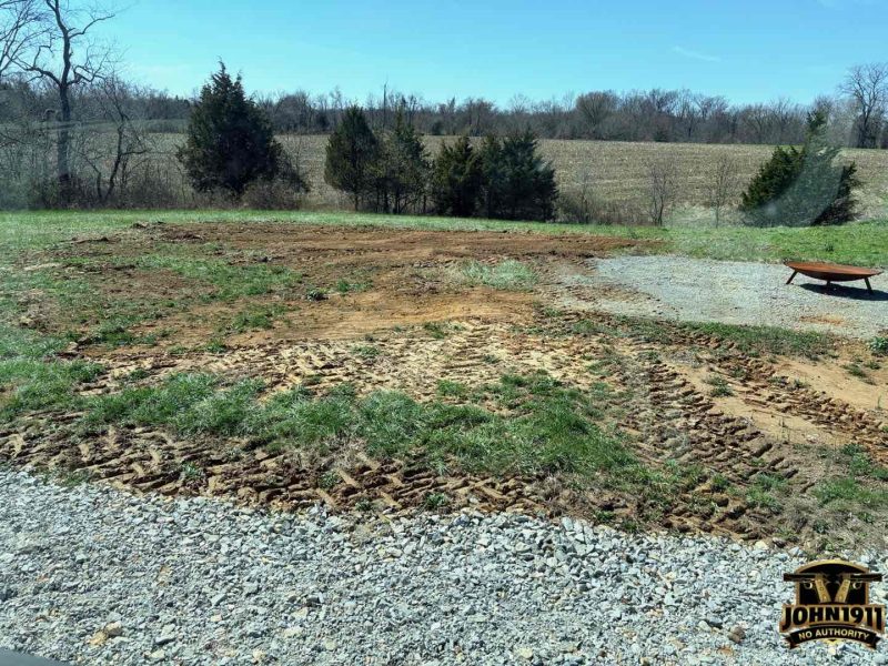 Fire Pit Dirt Work