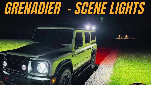 INEOS Grenadier - Baja Designs Scene Lights.