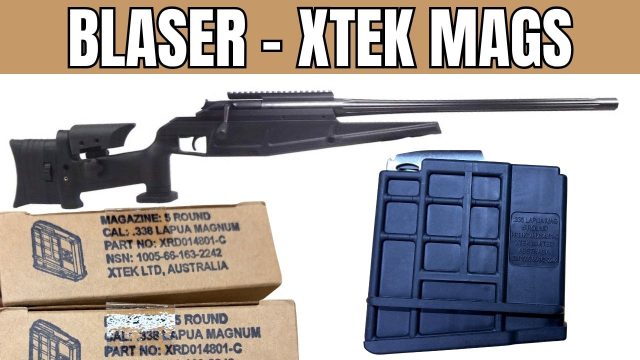 Blaser Tactical 2 and XTEK Mags.