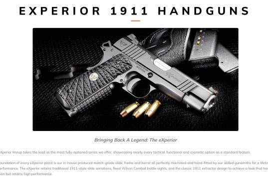 The Wilson Combat, Single Stack Experior is back in production.