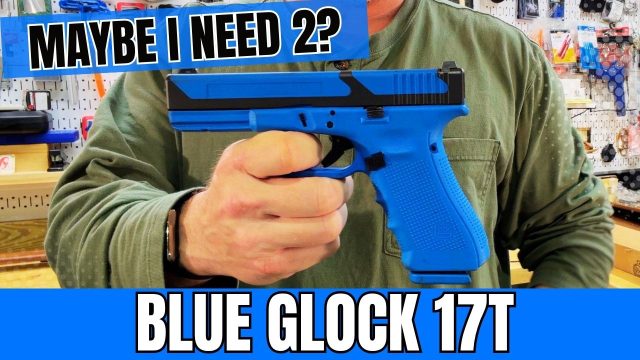 Blue Glock 17T